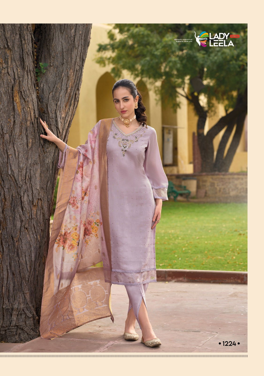 Tulips By Lady Leela Viscose Silk Designer Readymade Suits Wholesale Shop In Surat